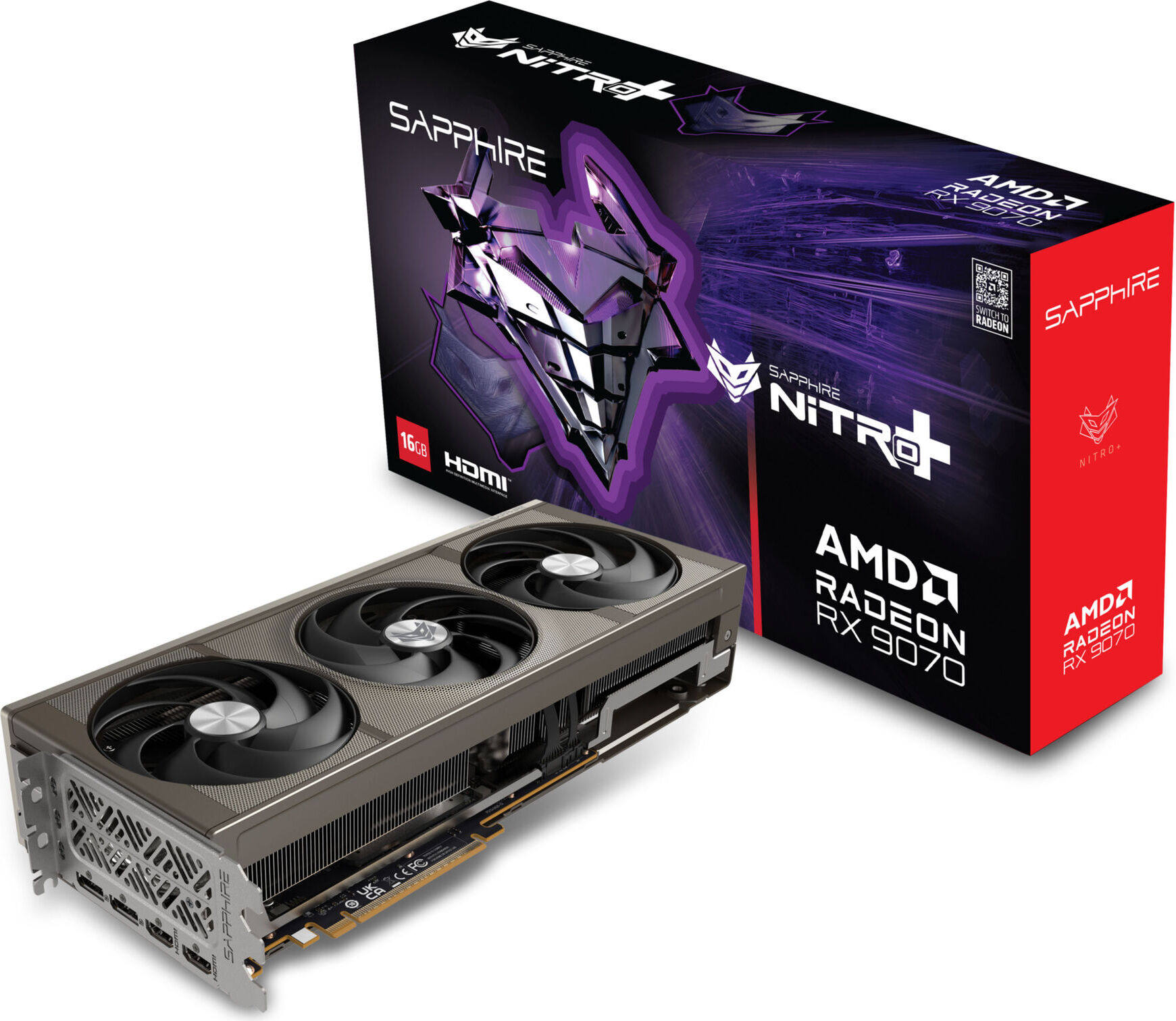 Sapphire NITRO+ Radeon RX 9070 GAMING 16GB 11349-01-20G