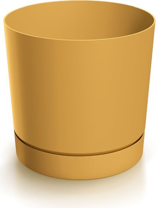 Vaso Prosperplast Sunny 30cm In Terracotta, Con Stampa Di Girasoli. Resistente Al Gelo E Ai Raggi UV, Per Interni Ed Esterni. - 4