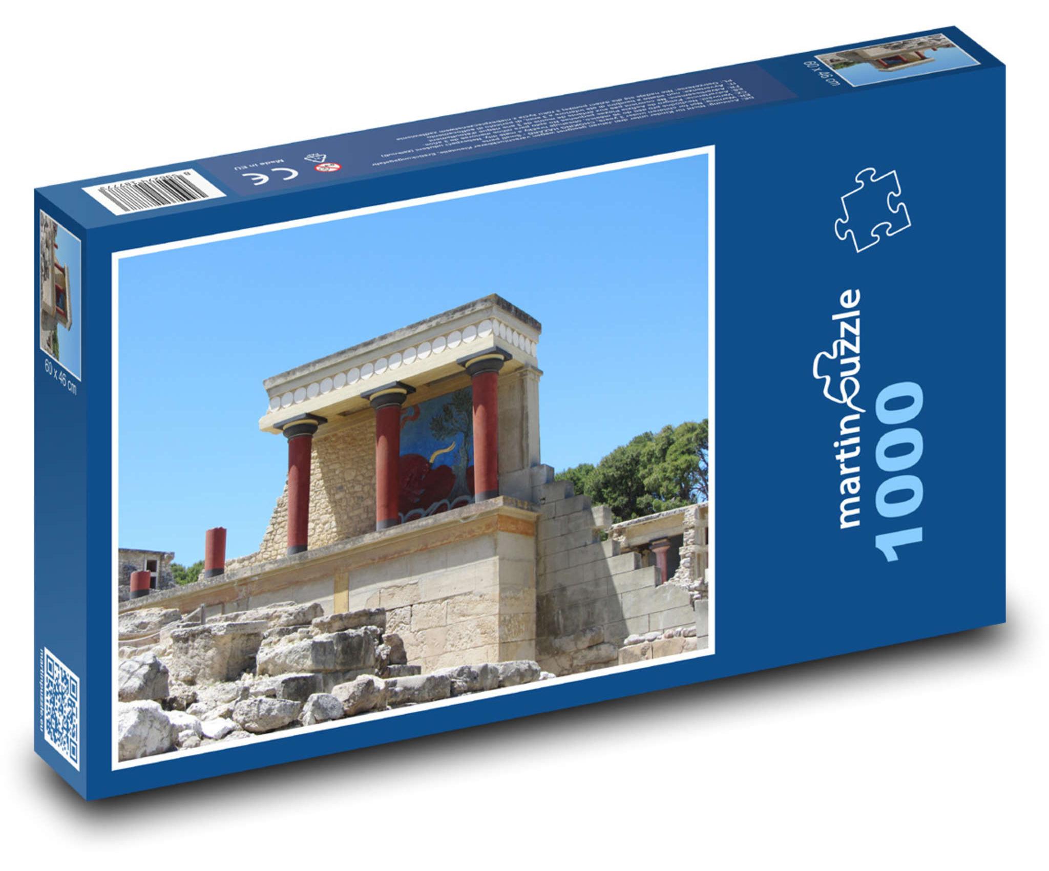 MCprint martinpuzzle - Puzzle 1000 Teile - Knossos-Palast - Insel Kreta, Fresko