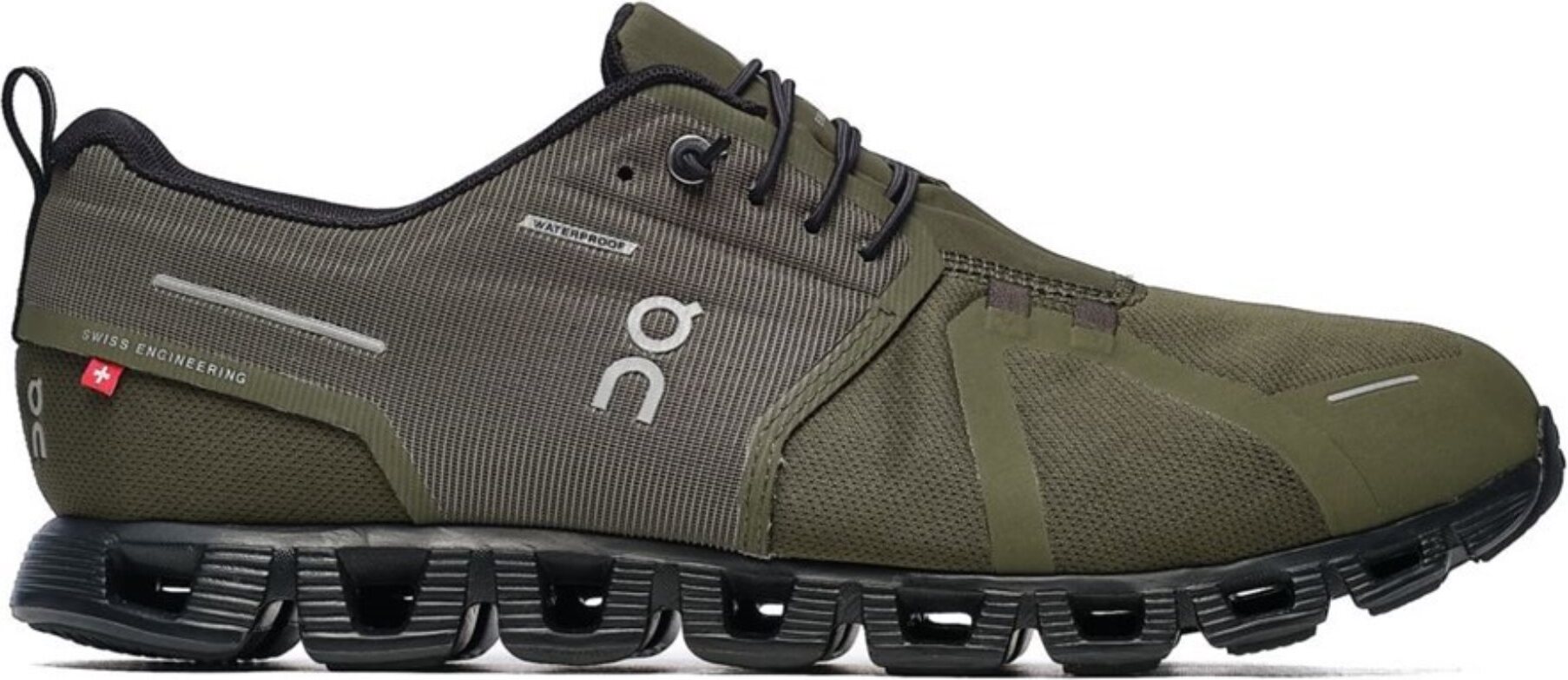 ON CLOUD 5 WATERPROOF Herrenschuhe - Sportschuhe grün NEU