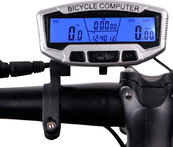 SEVICO Fahrradcomputer LCD Fahrradtacho Fahrrad Tachometer Radfahren Tacho Kilometerzähler Kilometerzähler Tachometer Multifunktionaler F8