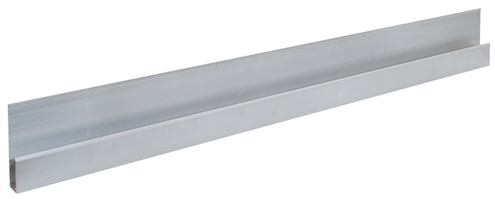 Anrotec Alu h-Karttsche Lnge 1800 mm m. Verstrkungswulst Aluminium 1,6 mm 222/180