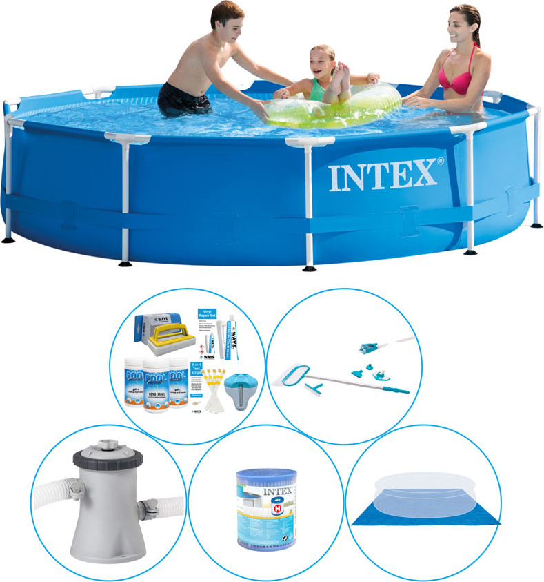 Intex Kovový rám Round 305x76 cm - 6-dielny - Bazén s príslušenstvom