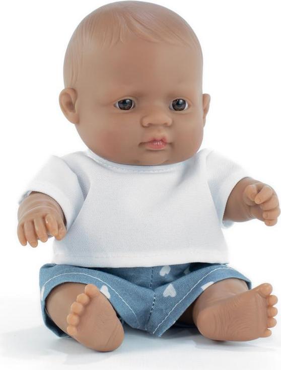 Miniland Babypuppe Lernspielzeug lateinamerikanischer Junge 21cm 33005-UNIT