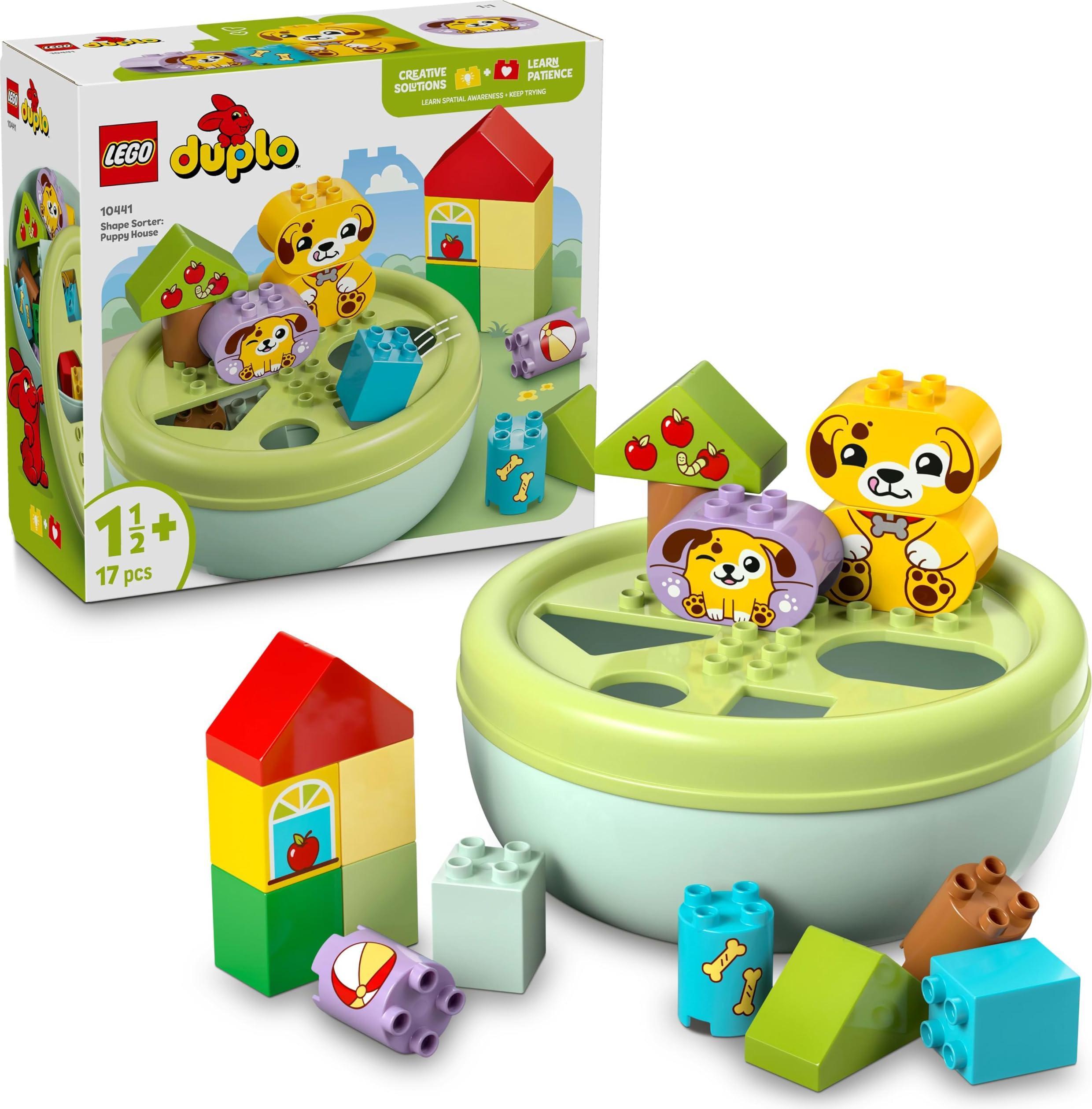 LEGO DUPLO Triedenie tvarov: Domček pre šteniatka, Stavebnica, 1,5 rok / roky, Plast, 17 kusov, 646 g