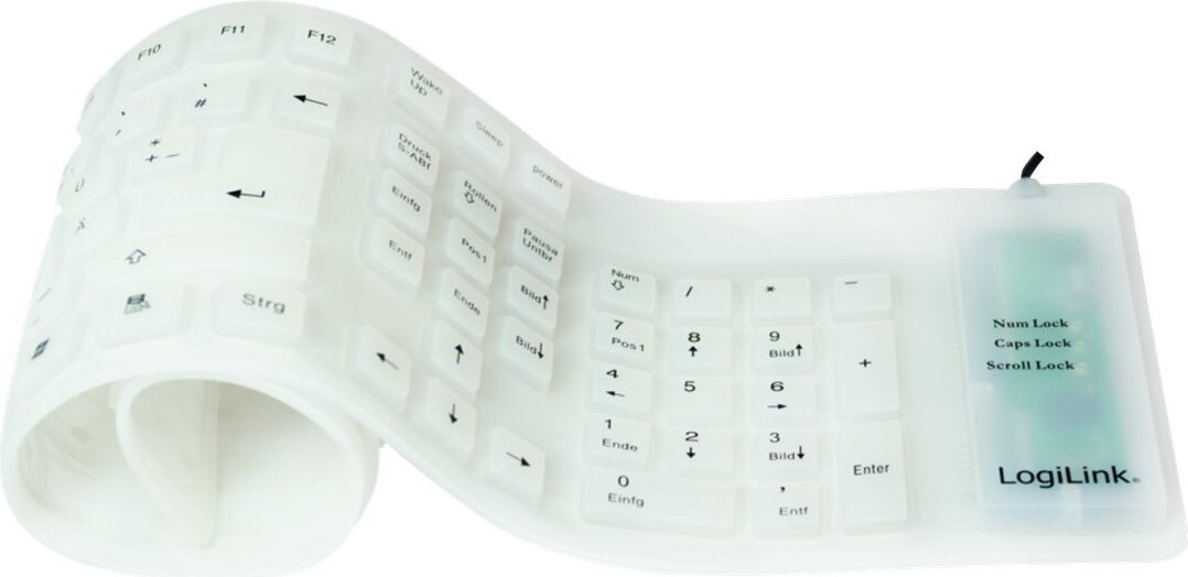 Logilink Tastatur Flexibel Wasserfest Usb Ps 2 Schwarz www.kaufland.at