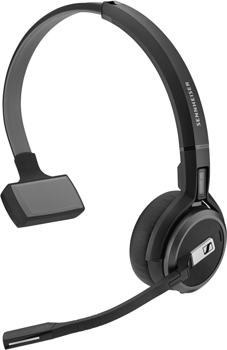 Sennheiser SDW 30 HS - Slúchadlá - čelenka - kancelária/telefónne centrum - čierne - monofónne - SDW 5000