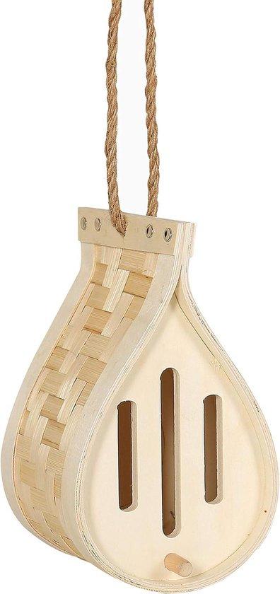 OEM Insektenhotel aus Bambus für natürliche Gartenintegration 21 x 13 x 135 cm 2026