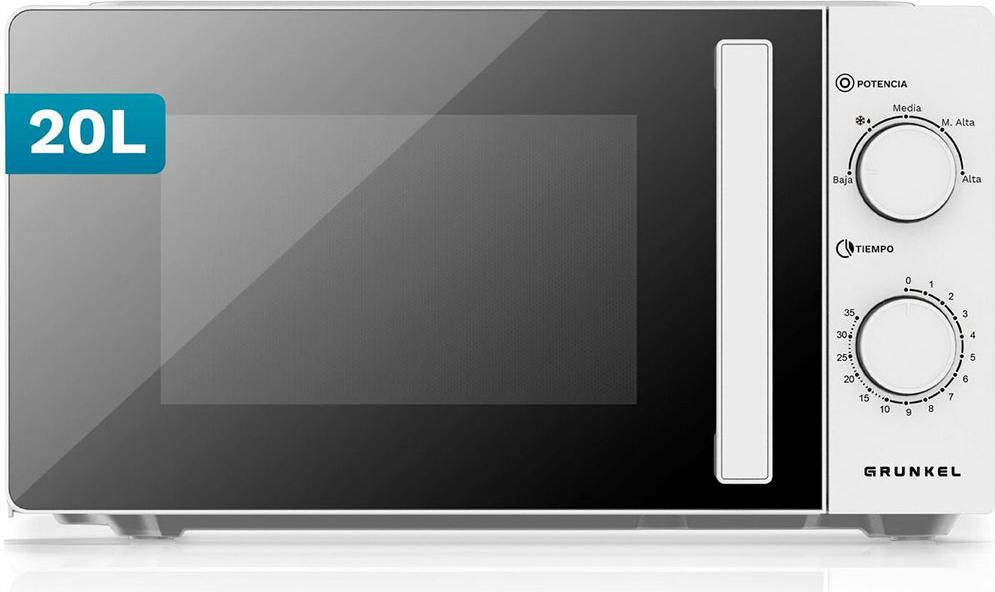 Mikrowelle Grunkel MW-20EASY 20L 700W 5 Stufen und Auftaufunktion