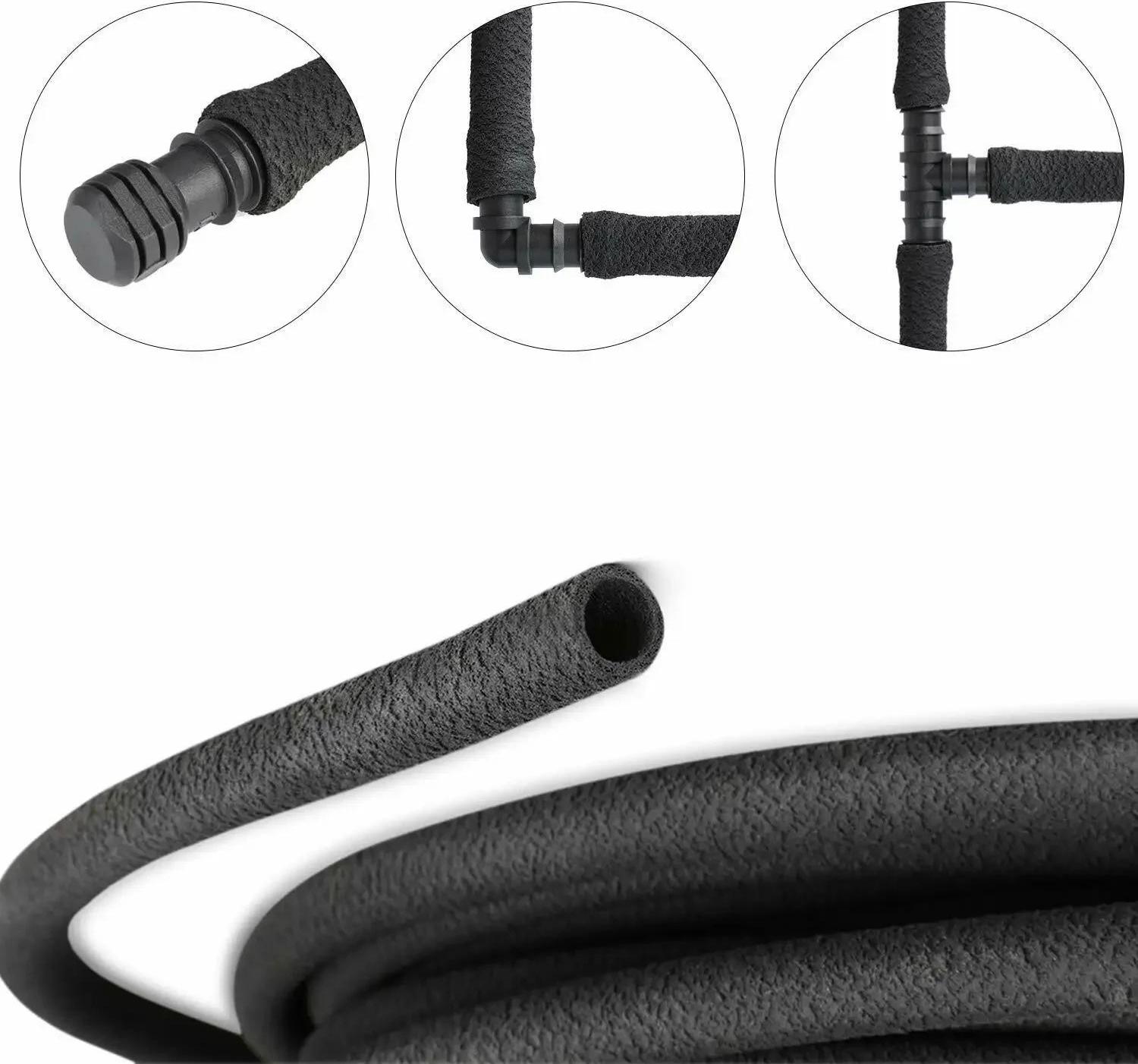 StarTech Gartenbewässerung - 50 m Tropfschlauch/Perlschlauch - Mikroporös - Gleichmäßige Sickerbewässerung - Erdverlegbar - Gummi - Schwarz 1005006564163778_12000038432801111