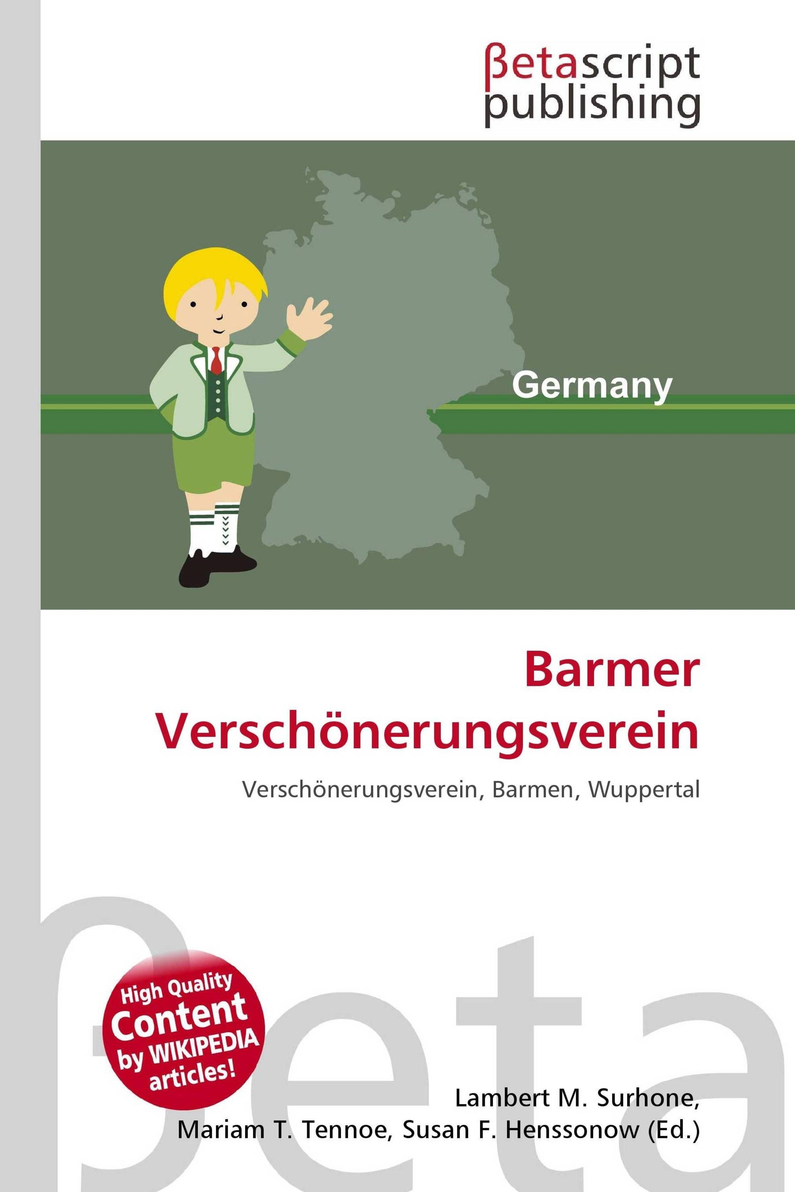 Sonstige Verlage Barmer Verschönerungsverein