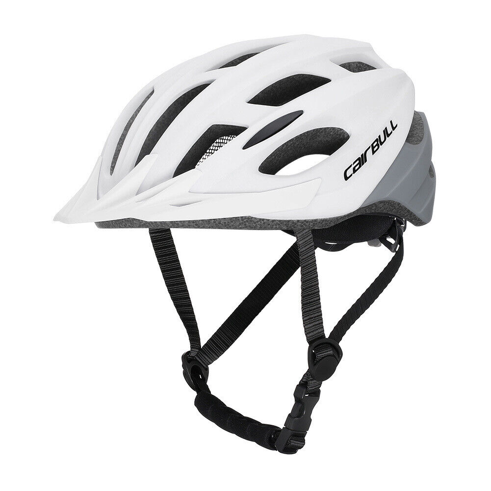 CAIRBULL Herren Damen Fahrradhelm MTB Helm Mountainbike Schutzhelm Radhelm Sport Helme 55-61CM Weiß