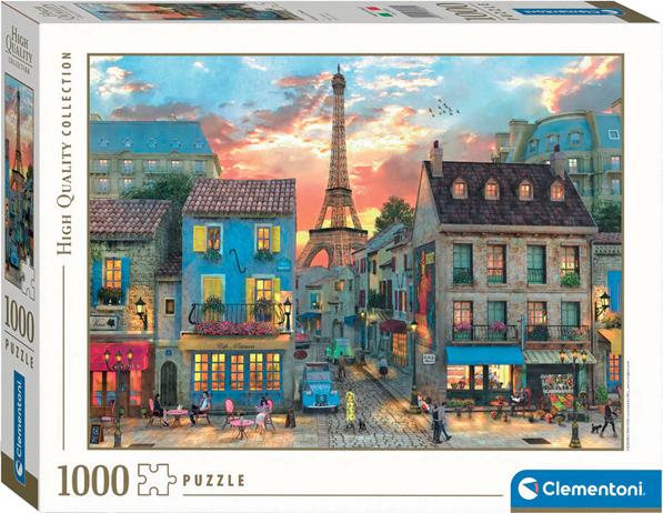 Clementoni 1000 Teile Puzzle - Paris Straßenszene 39820