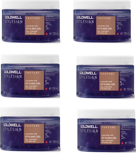 Goldwell | Haargel Stylesign Lagoom Jam - 6x150ml - Flexibilität - Volumen - Schnelltrocknend
