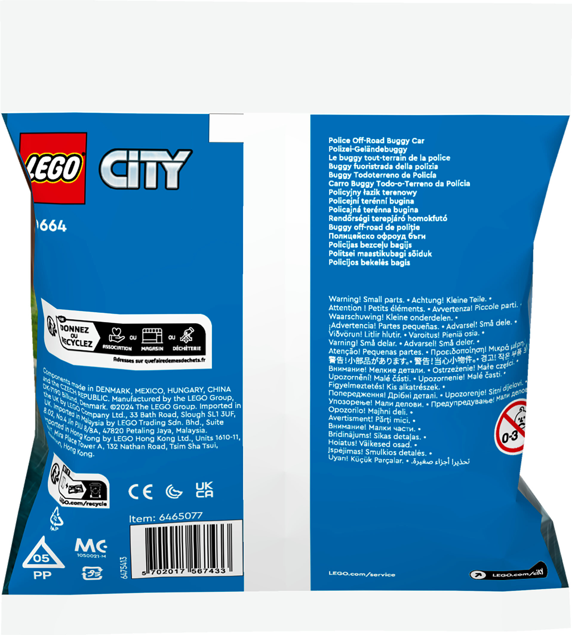 LEGO® City 30664 Police Off-Road Buggy Car