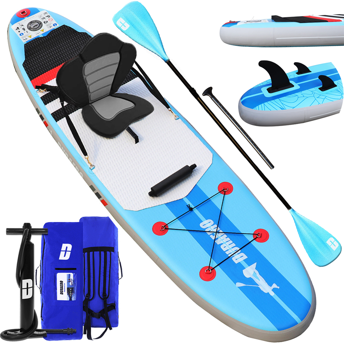 DURAERO® Stand Up Paddle, Tragkraft bis 110kg Kaufland.de