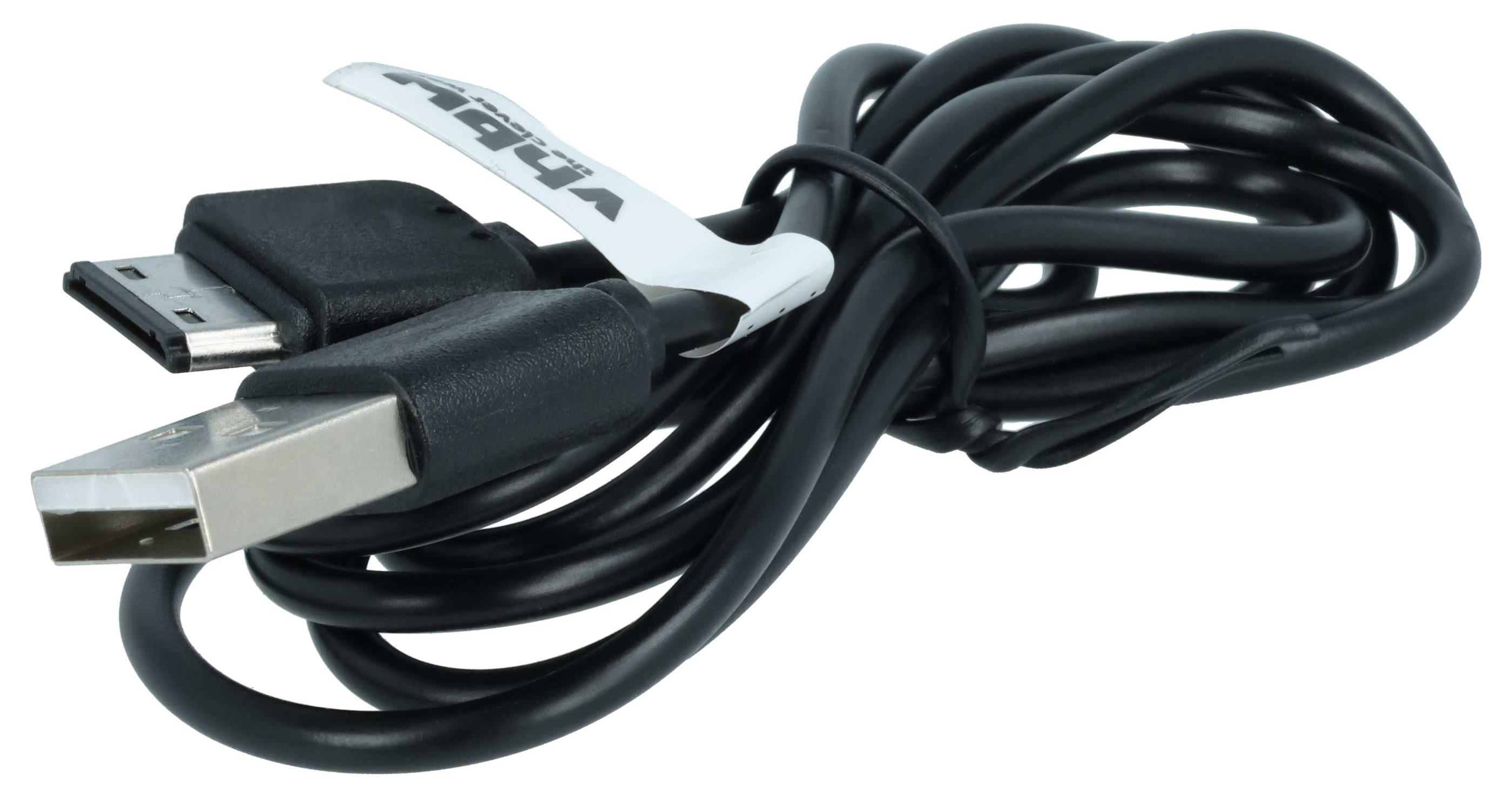 vhbw USB Datenkabel Ersatz für Samsung APCBS10UBECSTD, APCBS10BBECSTD, PCBS10, APCBS10 für Handy - schwarz 100cm 6322485-59