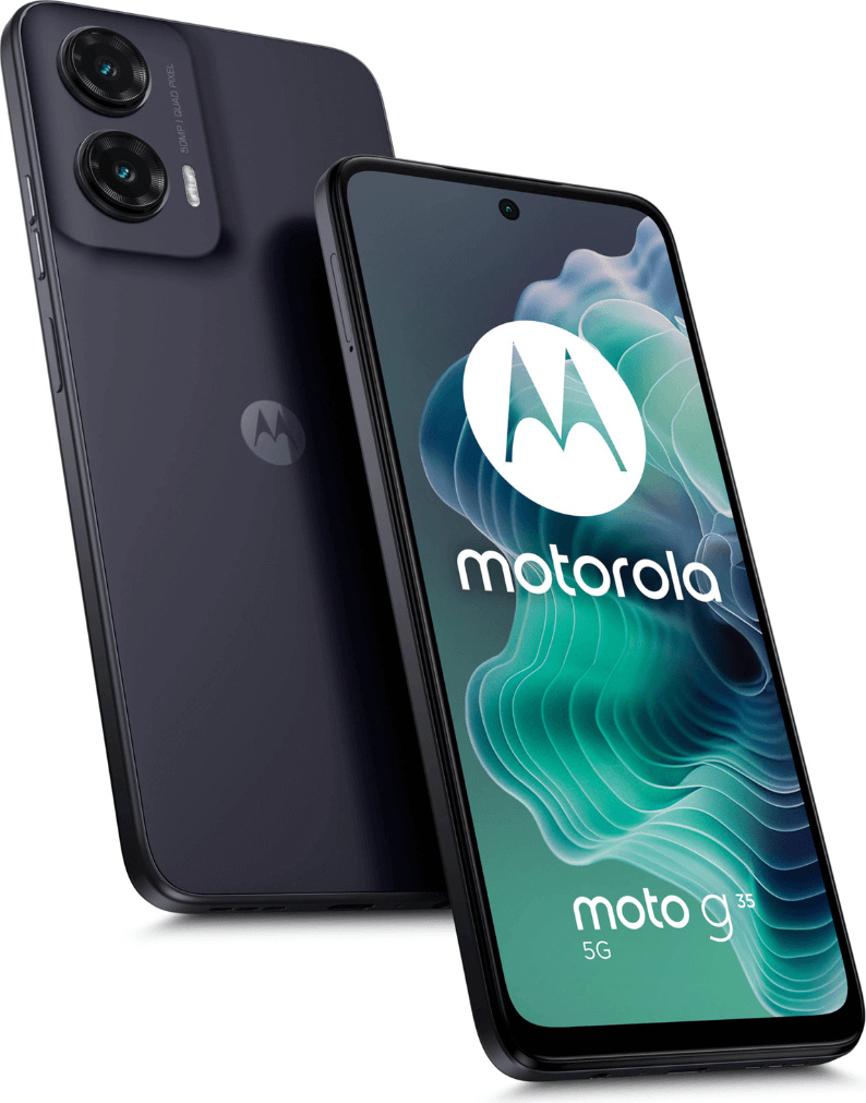 Motorola Solutions Moto g35 5G 4/128 GB Android 14 Smartphone Midnight Black - Smartphone - 128 GB