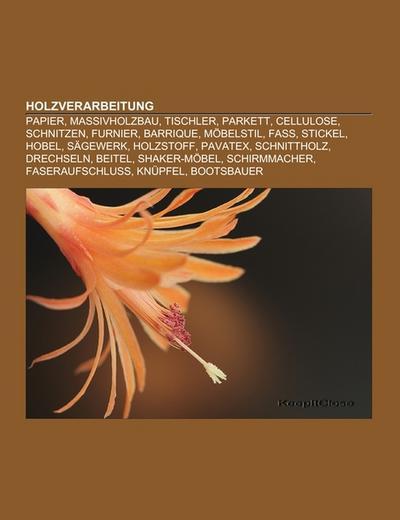 Holzverarbeitung