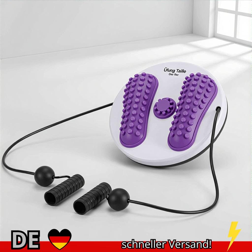 BlueBlack Taille Twister Scheibe Fußmassage Fitness Drehscheibe