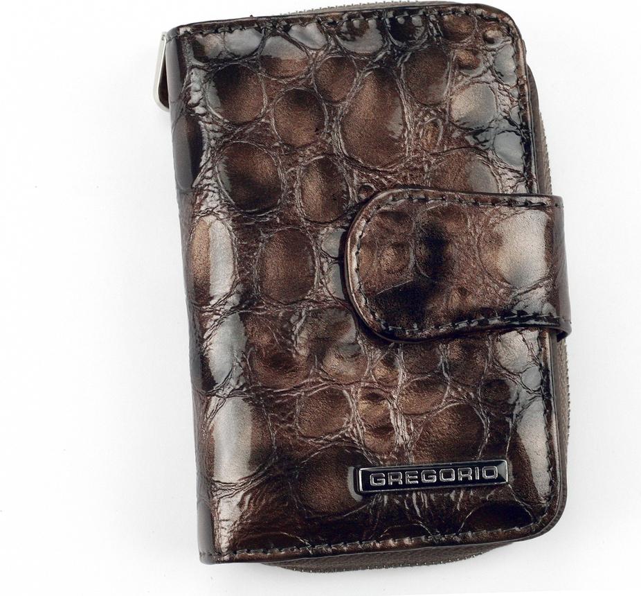 Vertikale, große Damen-Geldbörse aus Leder von Gregorio