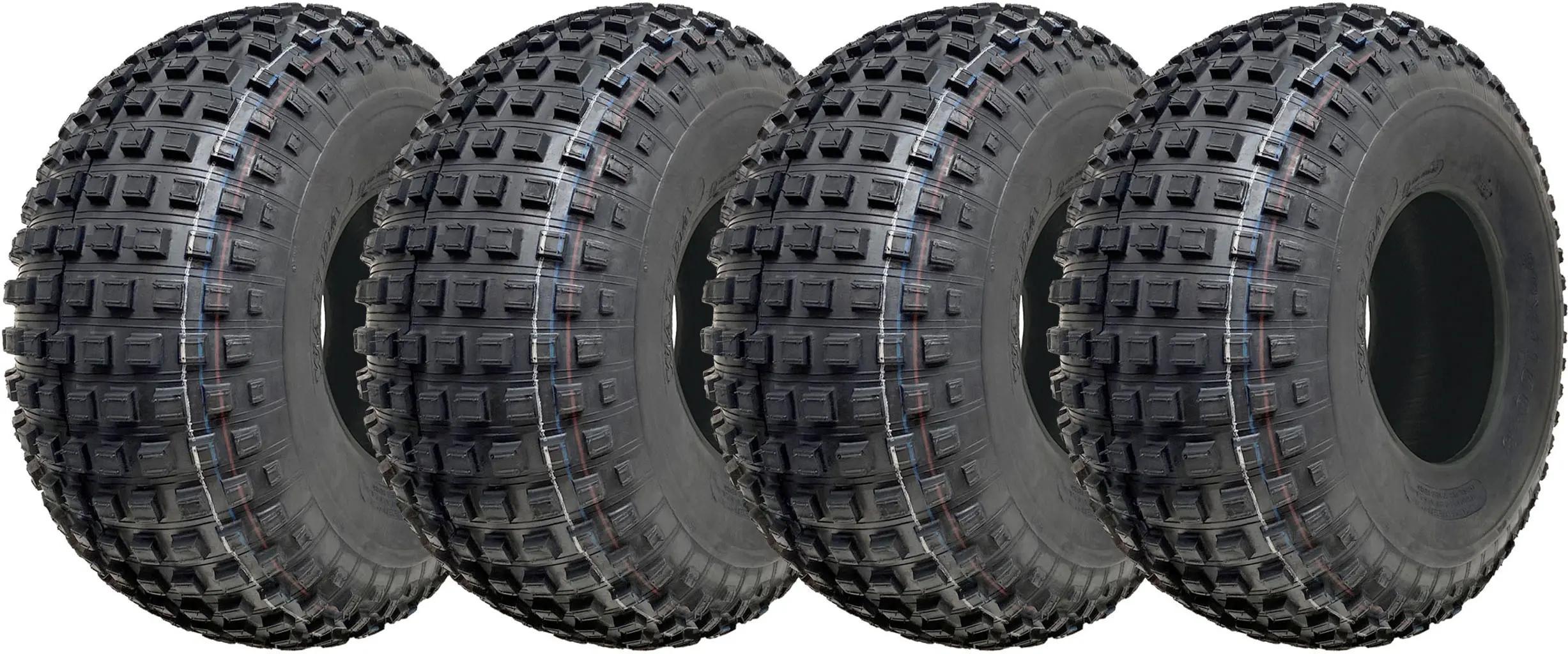 22x11.00-8 Knobby ATV pneumatika, Quad trailer 22 11 8 pneumatika 4 vrstvová, sada 4 ks