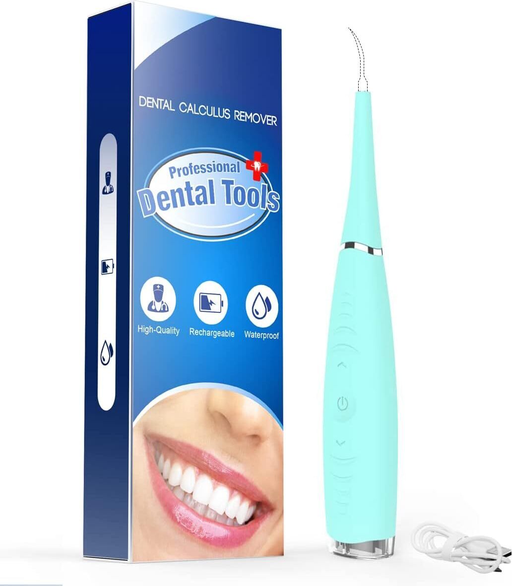 TWINKLE FORCE Zahnreiniger elektrisch, Zahnstein Entferner, Zahnsteinentferner Reinigen von Zahnstein, Zahnflecken, Zahnbelag