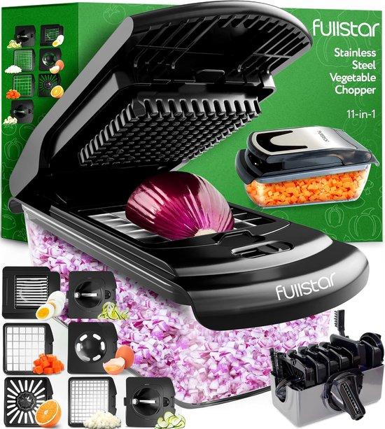 OEM Vegetarier-Chopper, 7-in-1 Edelstahl, schwarz 2026