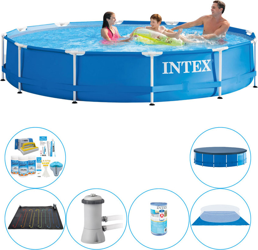 Intex kovový rám 366x76 cm okrúhly - Bazén Plus príslušenstvo