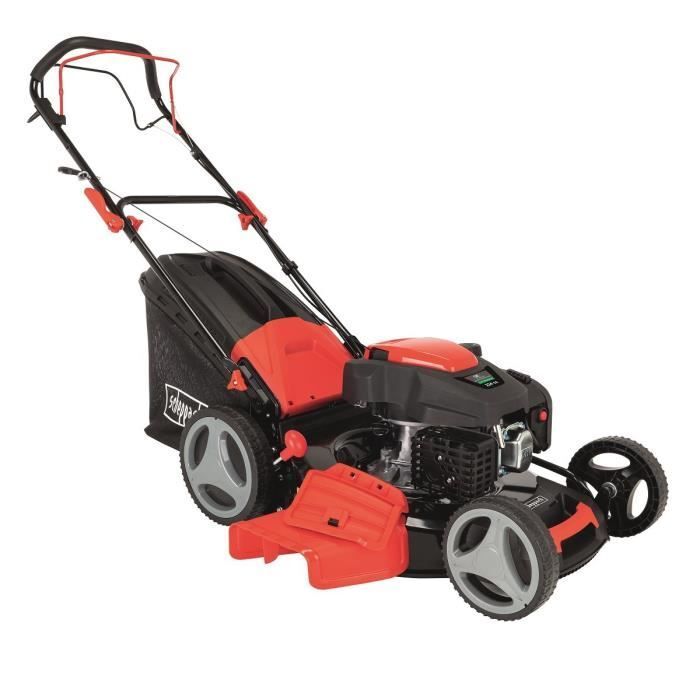 Benzin Rasenmäher Scheppach MS225-53BR, 53 cm Schnittbreite, 224 CC, 4 in 1, Mulchfunktion, bis 1800m² SCH4046664177456
