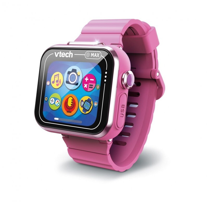 VTech - Kidizoom Smartwatch MAX Pink, detské inteligentné hodinky, duálny fotoaparát, fotografie, video, hry, dotykový displej. VTECH