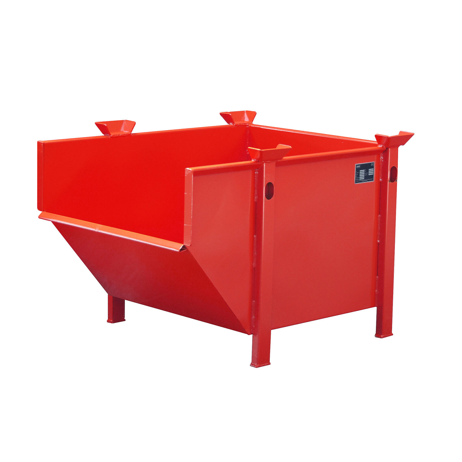 Bauer Materialbehälter BBM 500, lackiert, Feuerrot 4511-30-0000-2