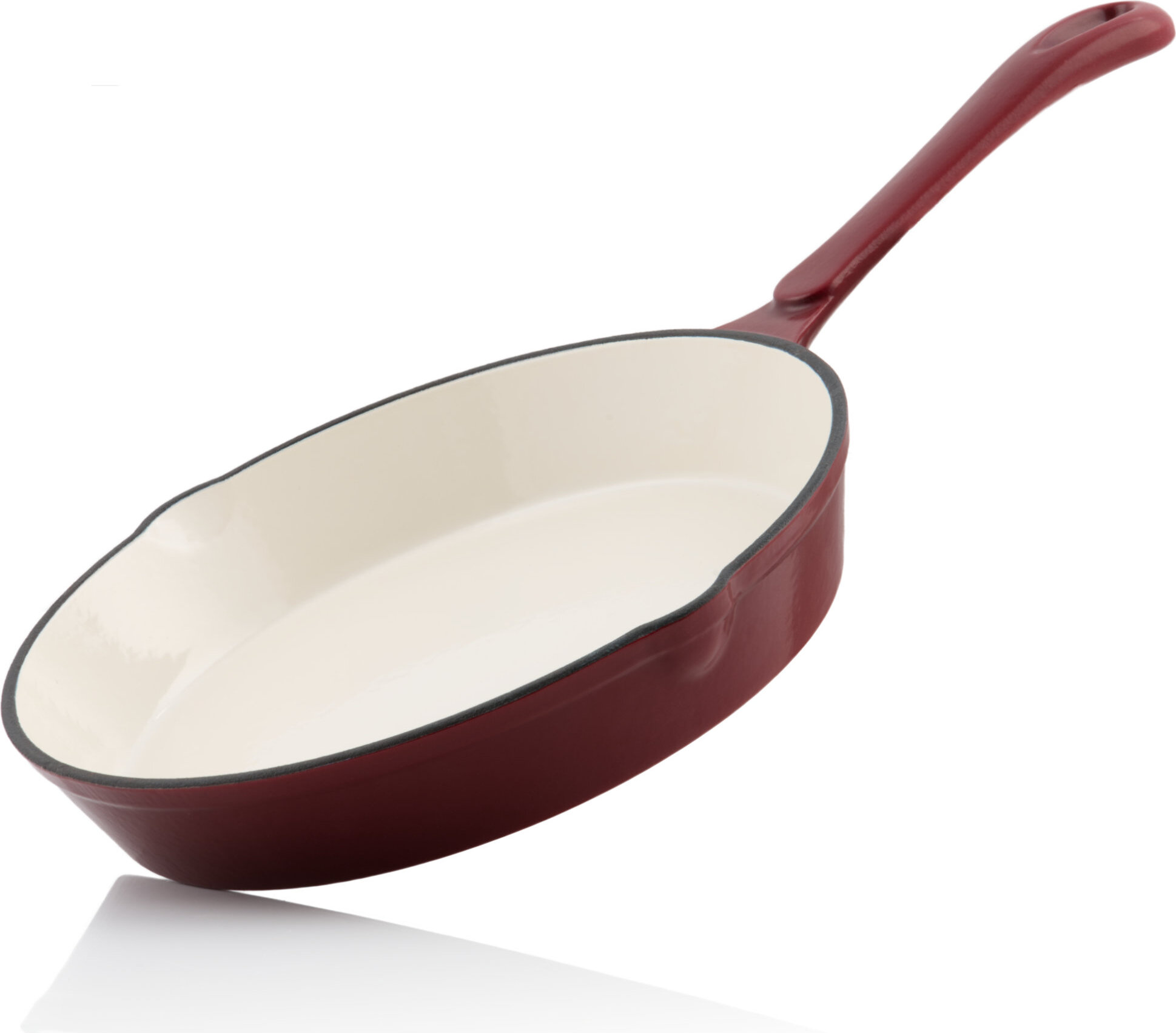 Riess Padella In Vetroceramica Smaltata Verde Nilo 24 Cm, Adatta A Induzione, Prodotta In Austria