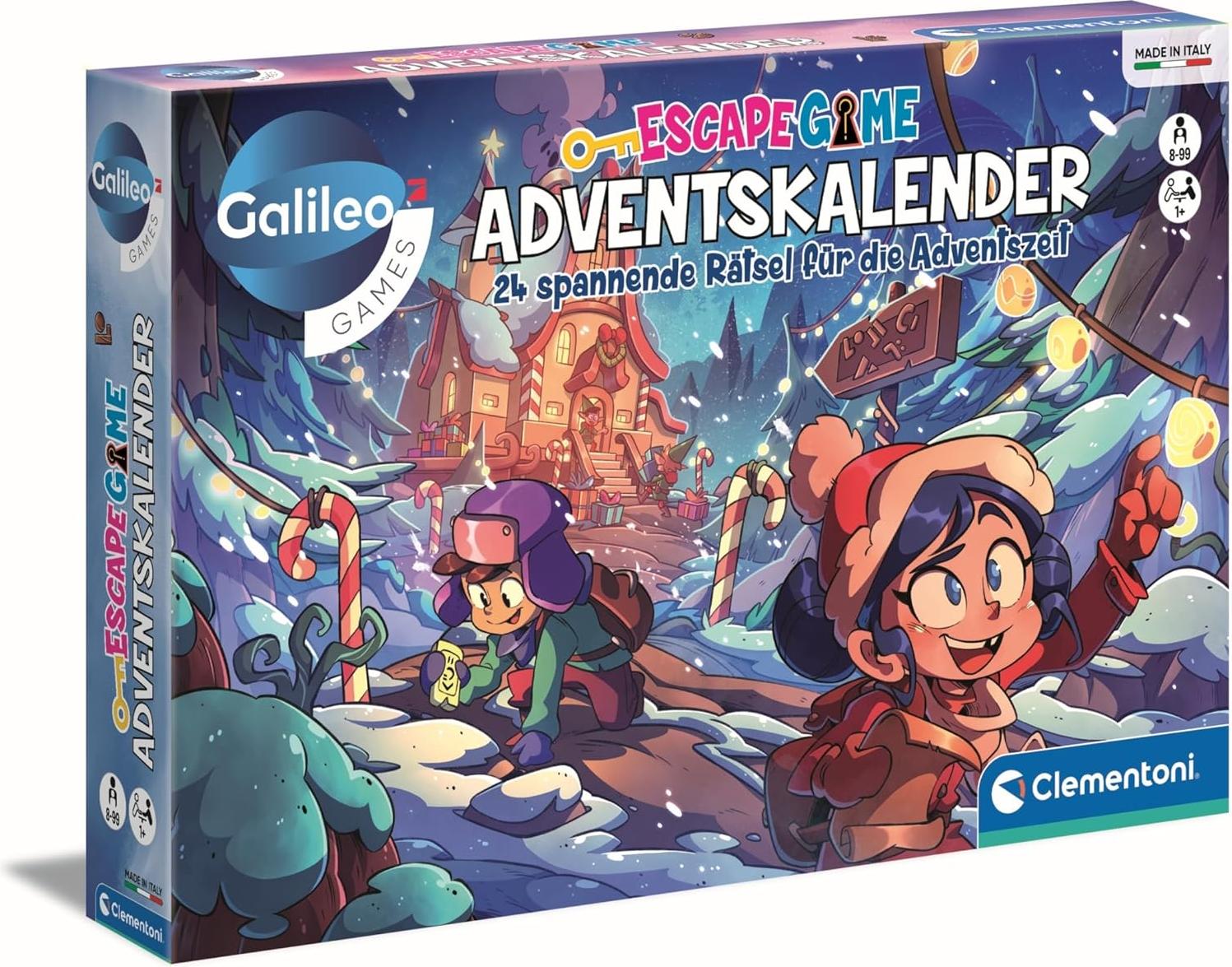 Clementoni 59466 - Escape Game - Adventskalender CL59466