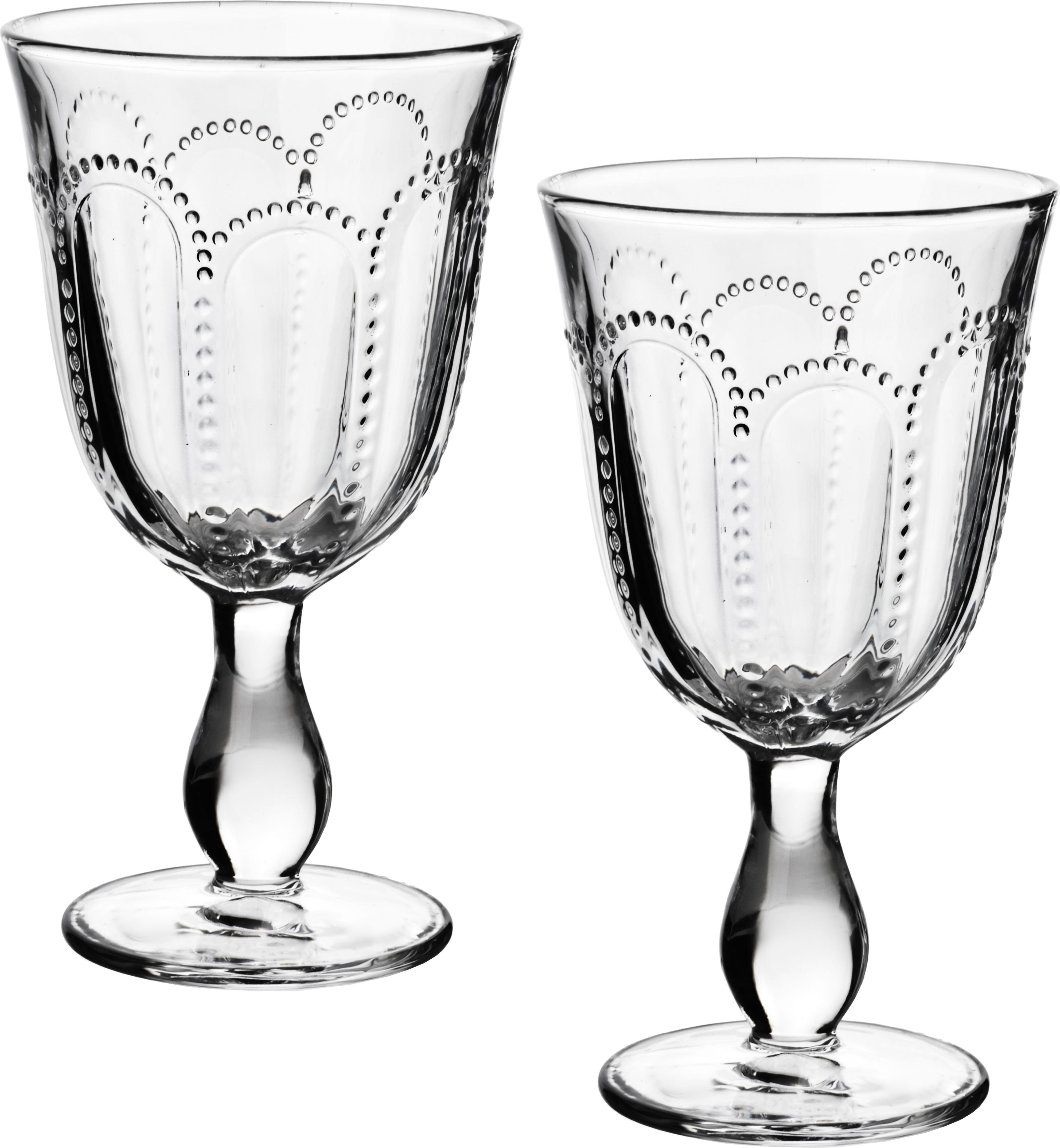 Mondex Weingläser-Set Sodaglas DAPHNE Daphne 300 ml 9,4 x 8 x 17 cm Klar 4 Stück