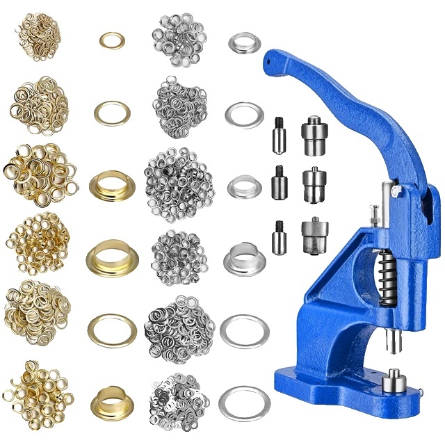 OEM Ösenmaschine, robuste Bauweise, mehrere Matrizen Größen, grün 367