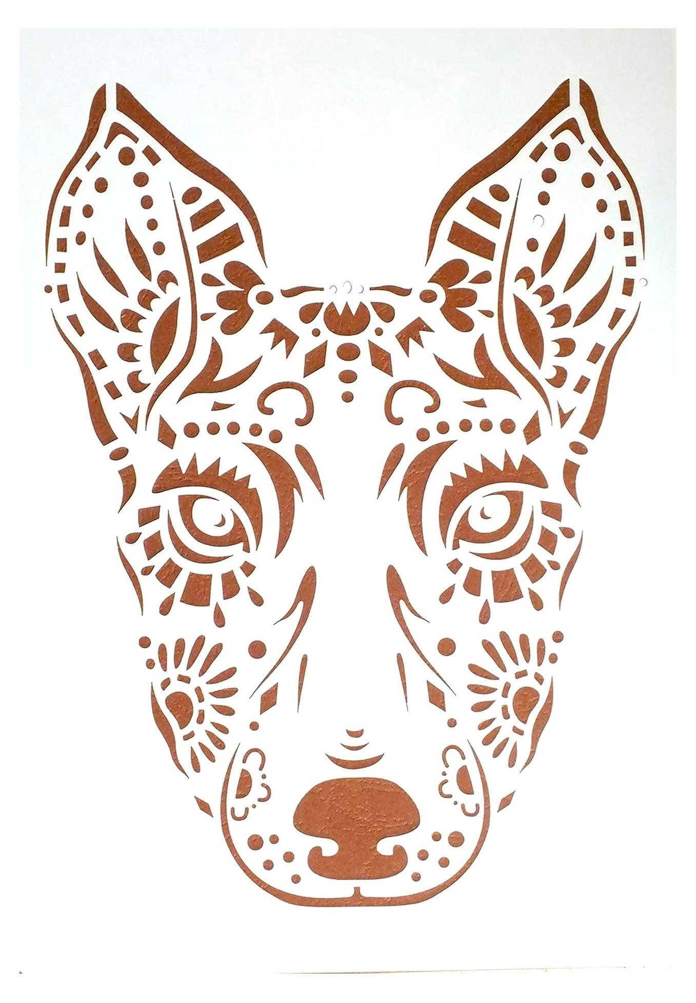 Markenlos Hundeposter aus Kunststoff, 30 x 21 cm