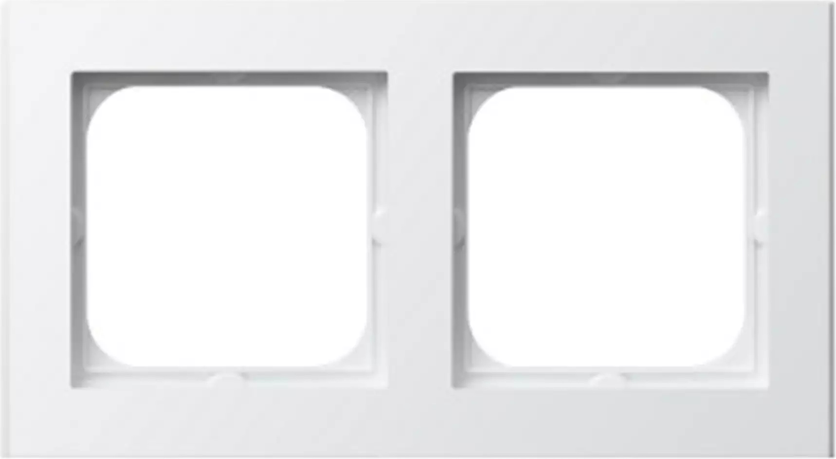 Doppelrahmen weiß matt Sonata Ospel R-2R/75