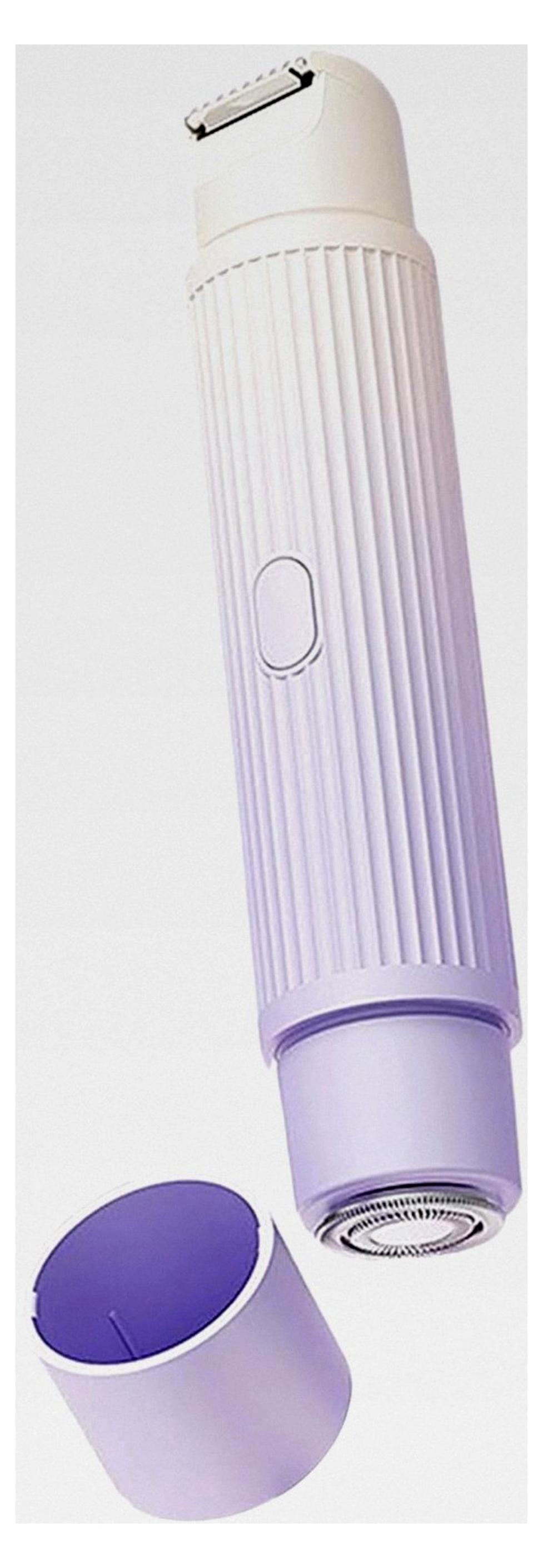 Markenlos Bikini-Trimmer für Frauen, 2-in-1 Frauenrasierer, doppelköpfiger Schamhaarschneider - Elektrorasierer, Haarentferner für Gesicht, Körper, Beine und Achselhöhlen