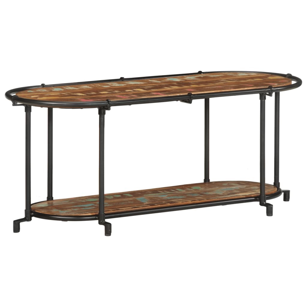 vidaXL TV-Regal 100x42x40 cm Altholz Massiv 4013490
