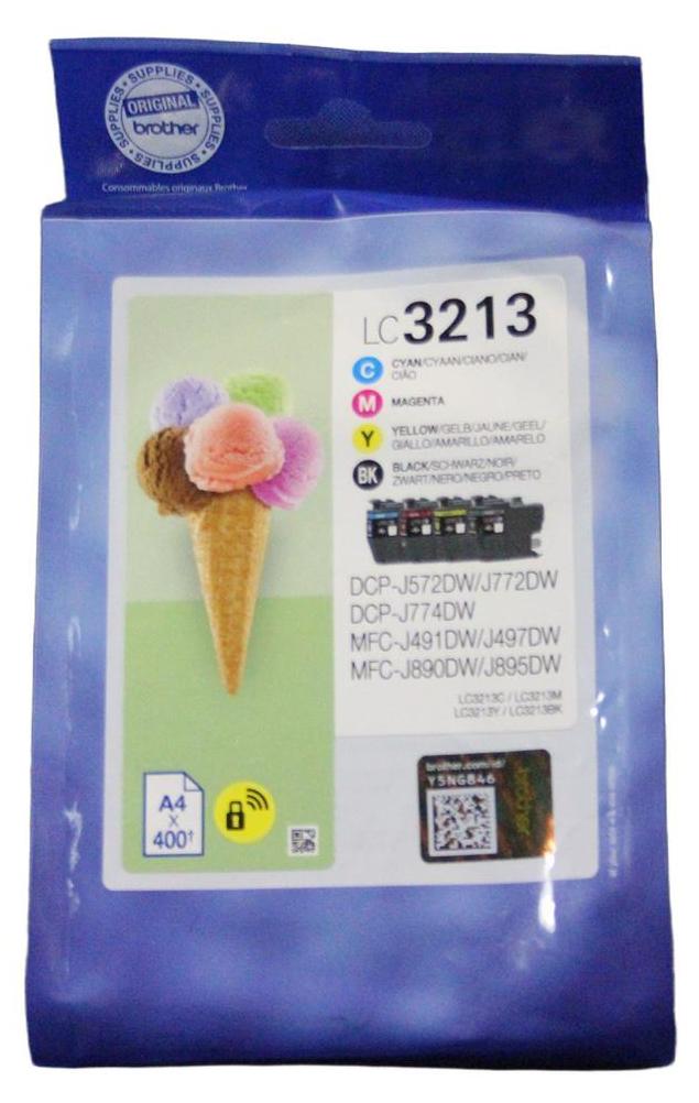 LC-3213 LC3211 Cartucce compatibili per Brother LC-3213 LC3213VAL LC3211 LC-3211 per DCP-J572DW DCP-J772DW DCP-J774DW MFC-J497DW MFC-J491DW MFC-J890DW MFC-J895DW(3 Ciano,3 Giallo,3 Magento