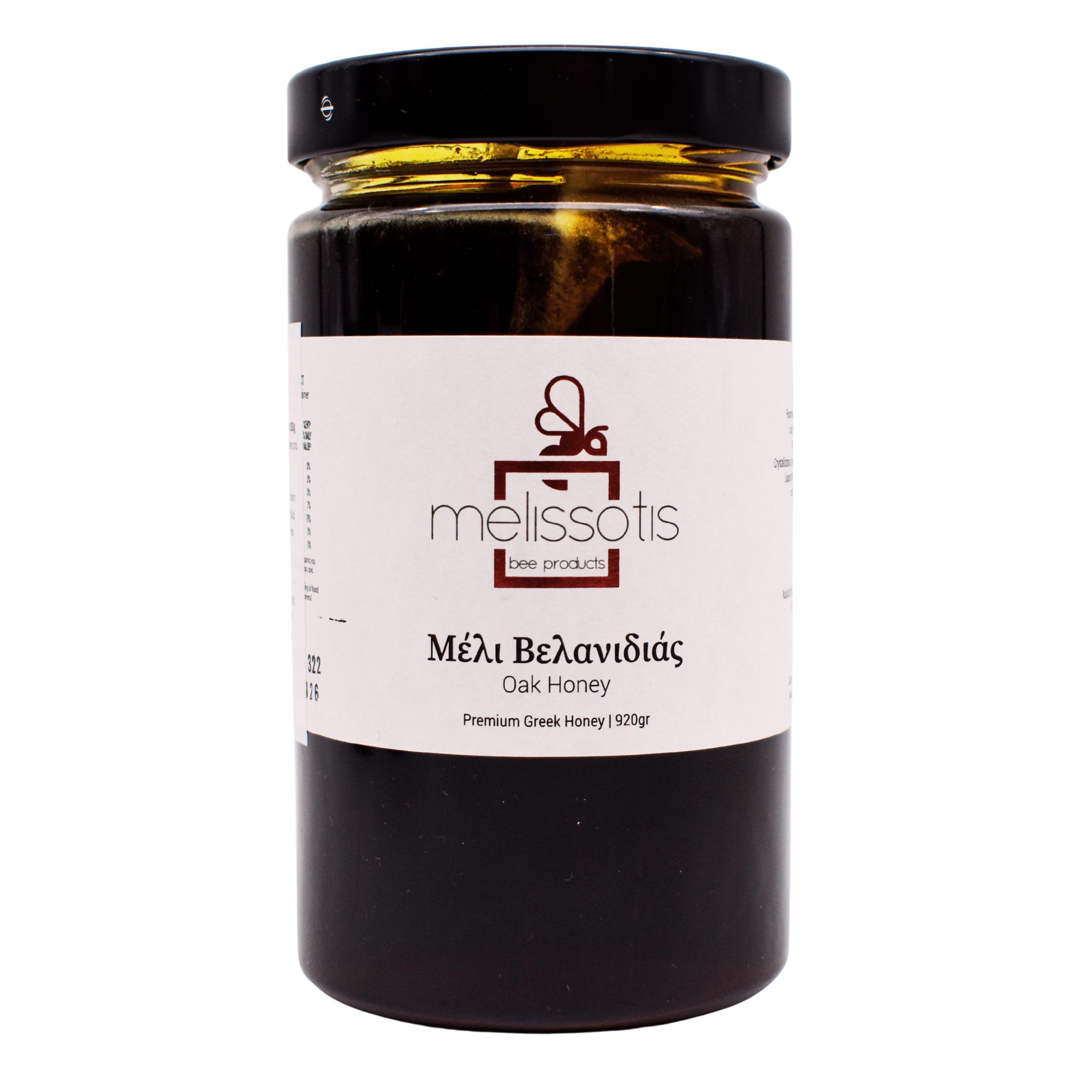 Griechischer Honig - Eichenhonig 920 g - Melissotis unverfälscht und naturrein