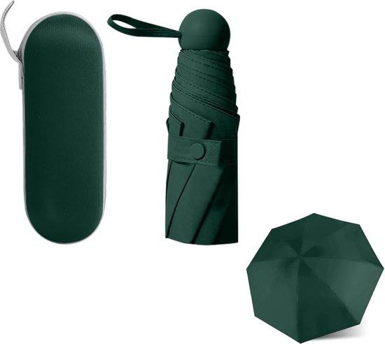 Famanu Reise-Regenschirm, Mini-Regenschirm mit 6 Schienen