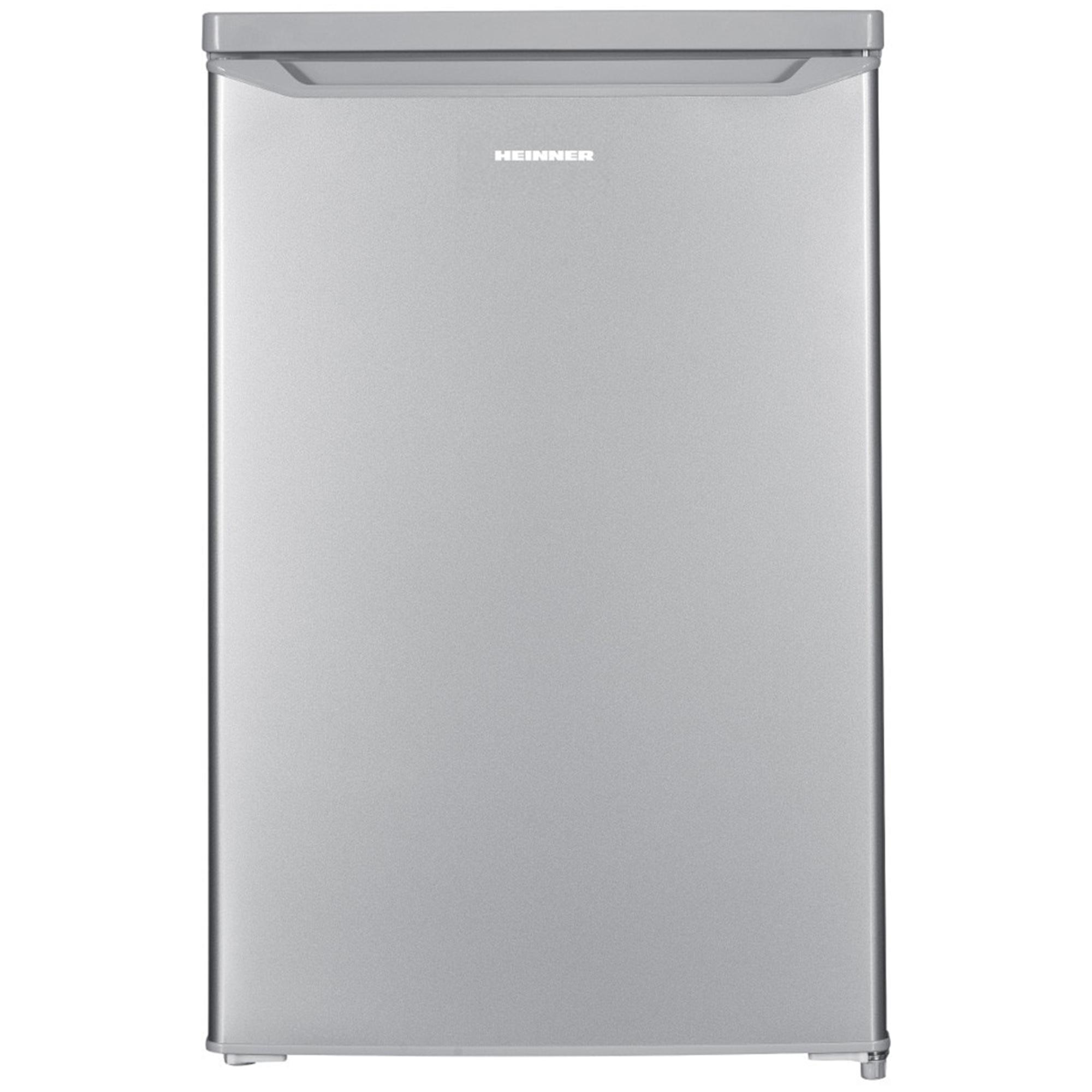 Heinner HF-HM127SE++ Tischkühlschrank 127 L, , Thermostat, LED, Abtauautomatik, Silber