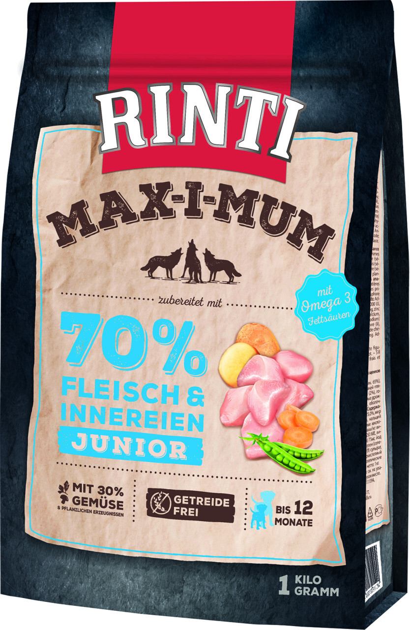 Rinti Hundefutter Max-I-Mum Junior 1 kg 91129