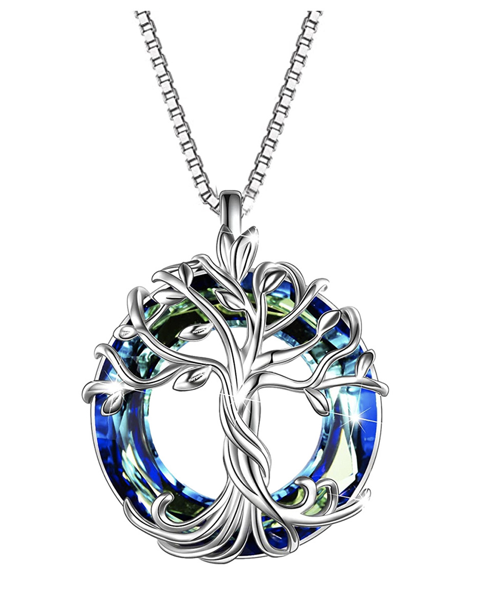 WDIYIEETN 925er Sterlingsilber Ring - Baum Des Lebens Design Für Damen