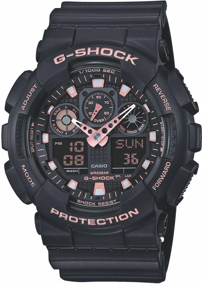 Casio G-Shock Original GA-100GBX-1A4ER Herrenchronograph