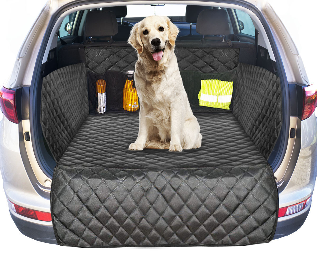 FLUFFINO® Kofferraumschutz für Hund inkl. Seiten