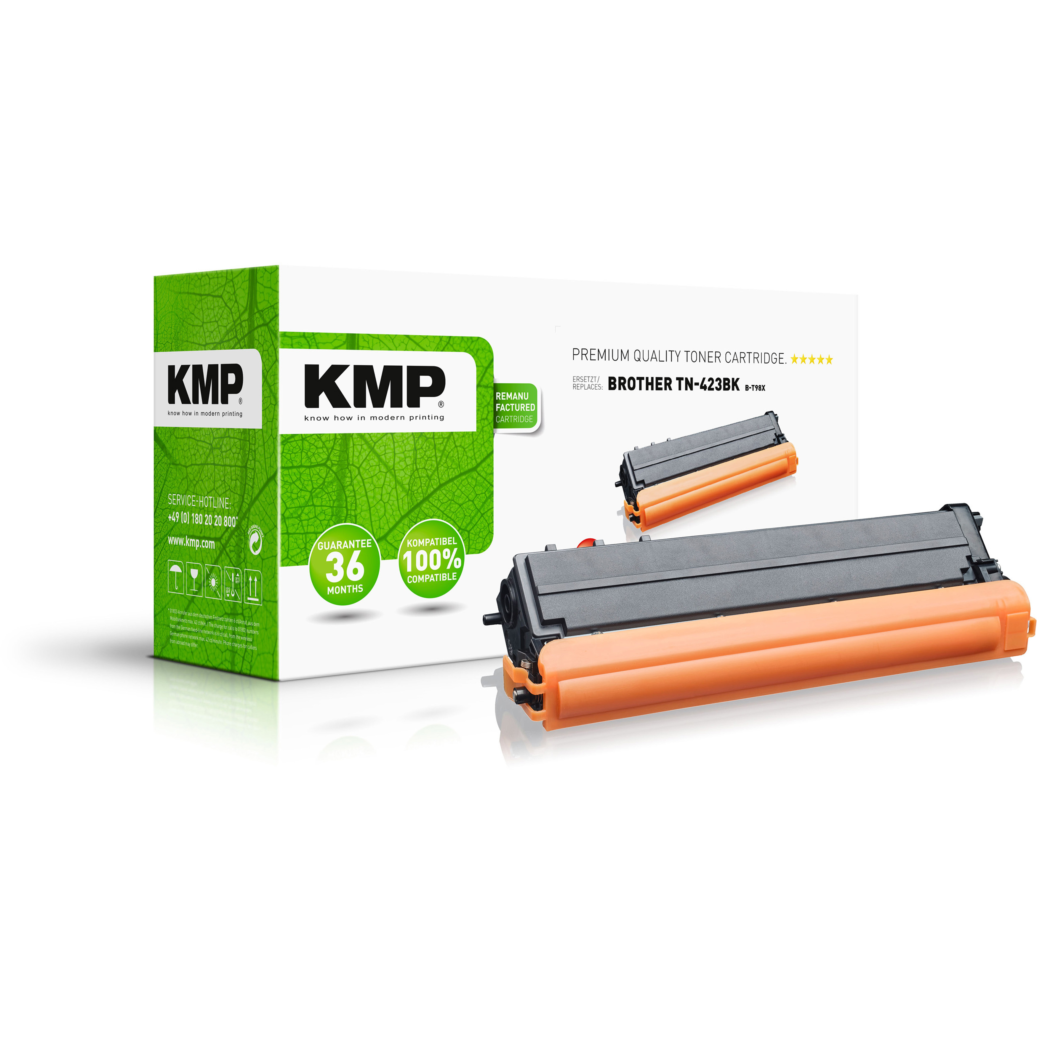 KMP Toner Brother TN-423K/TN423K black 6500 S. B-T98X