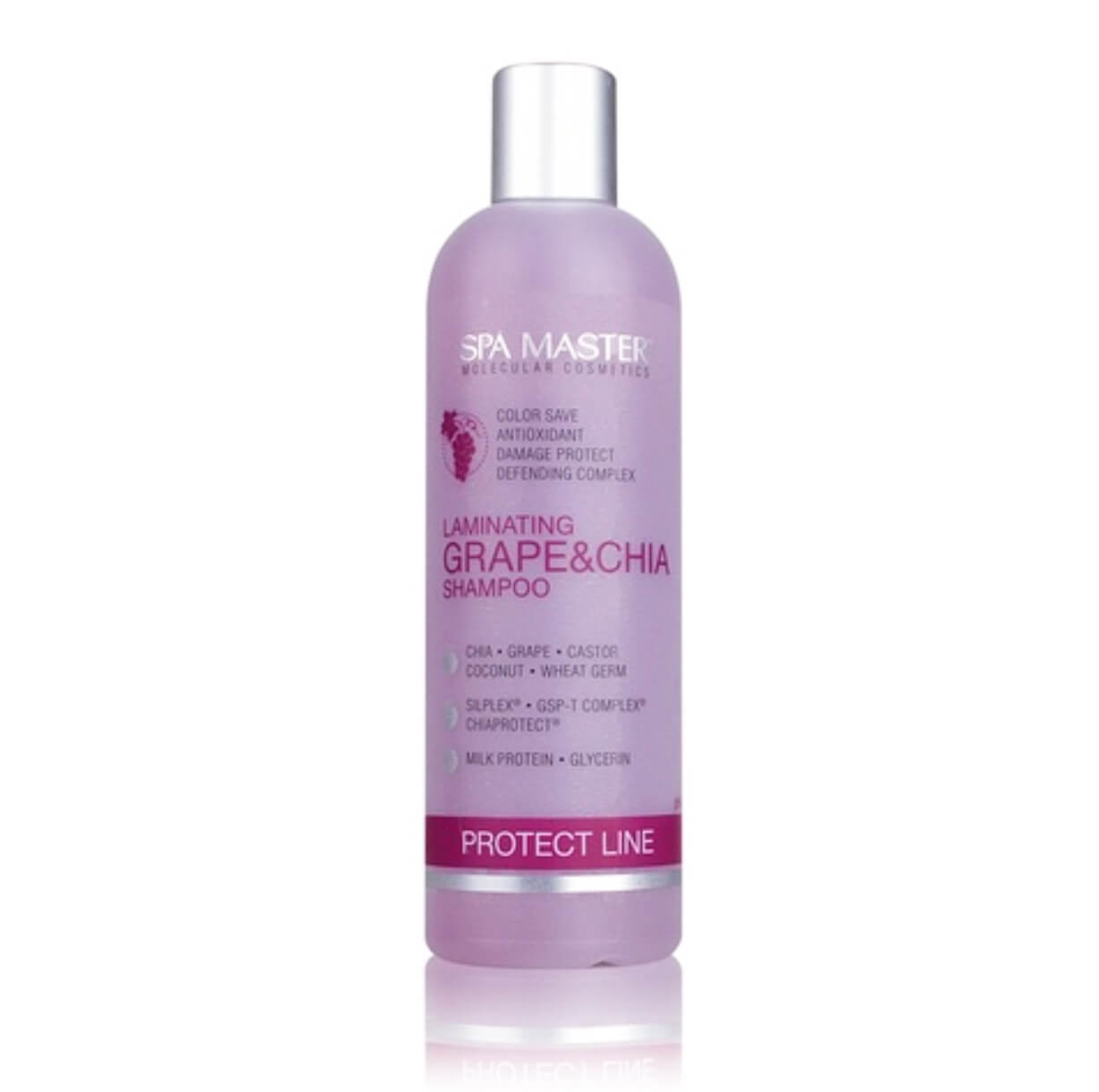 Spa Master Laminátový šampón na ochranu vlasov hrozno § chia Ph4.5 330 ml